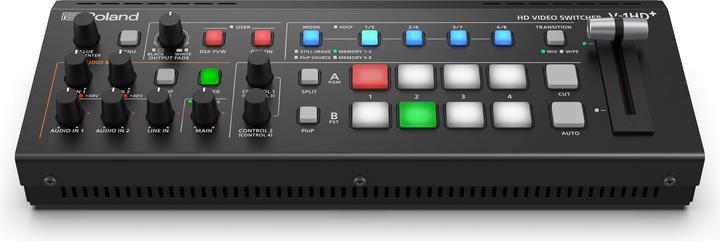 Actual product image Roland V-1HD+ 4 CH. HD VIDEO SWITCHER, 720P/1080I/1080P FORMATS, W. SCALER & 2 MIC PRE-AMPS