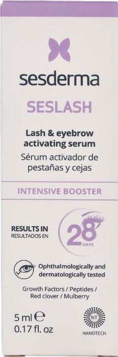 Actual product image Sesderma SESLASH serum activador crecimiento pestañas-cejas 5 ml (5 ml)