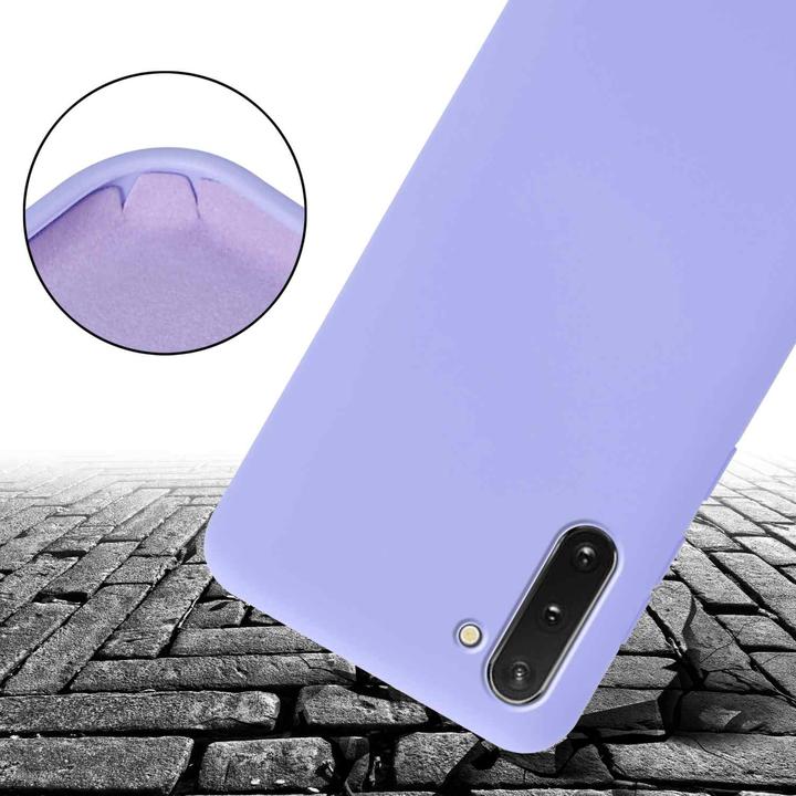 Actual product image Cadorabo Necklace Case Liquid TPU Handy Kette Liquid (Samsung Galaxy Note 10)