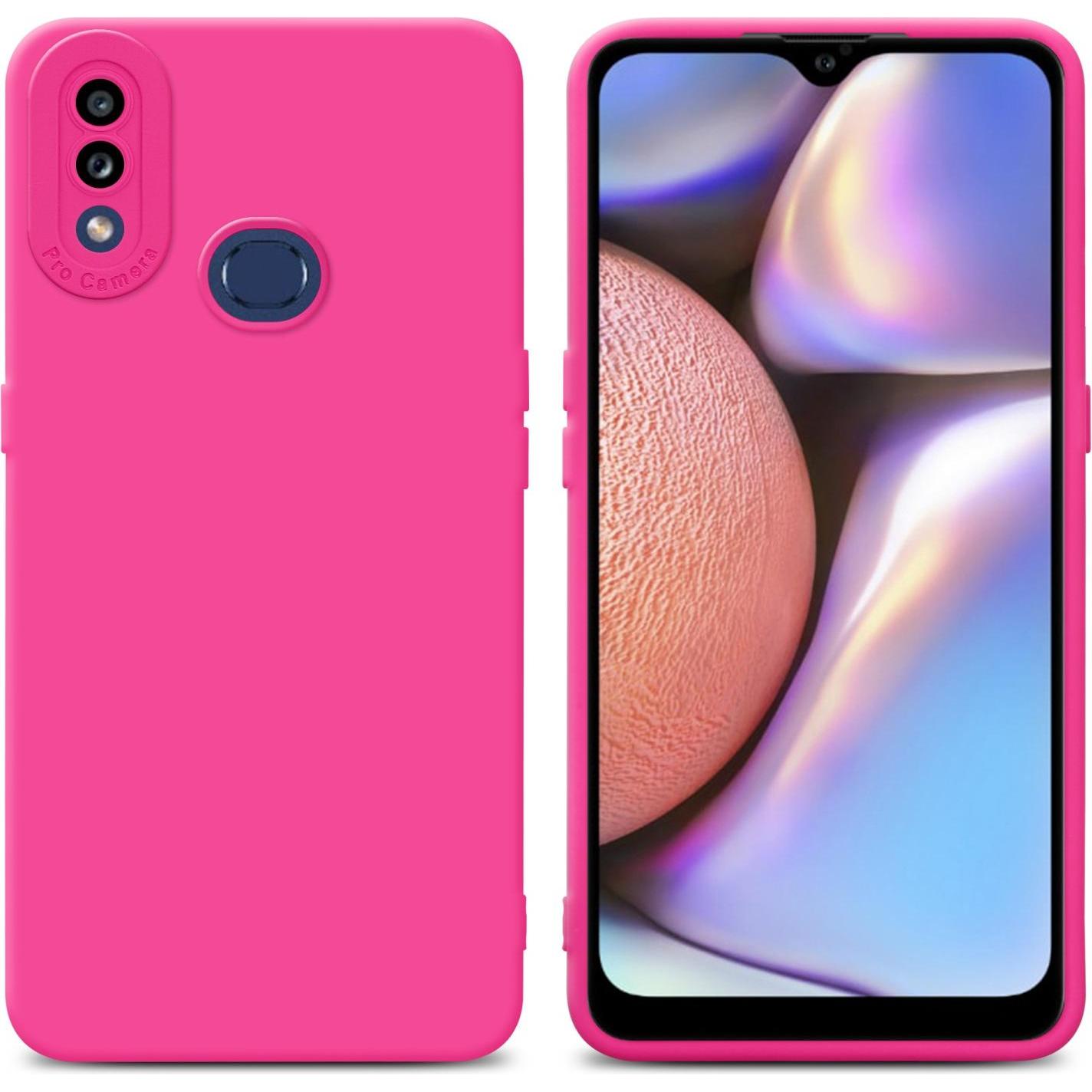 Cadorabo Hülle für Samsung Galaxy A10s / M01s im TPU Fluid LM162 Style (Samsung Galaxy A10s), Smartphone Hülle, Pink
