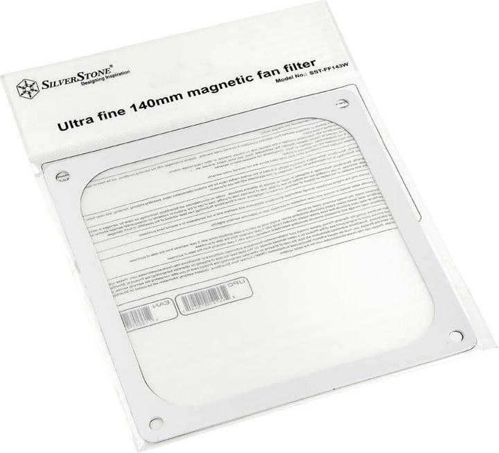 Actual product image Silverstone SST-FF143W magnetic dust filter