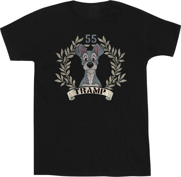 Actual product image Disney Mens Lady And The Tramp Tramp Since 55 T-Shirt (XXL)