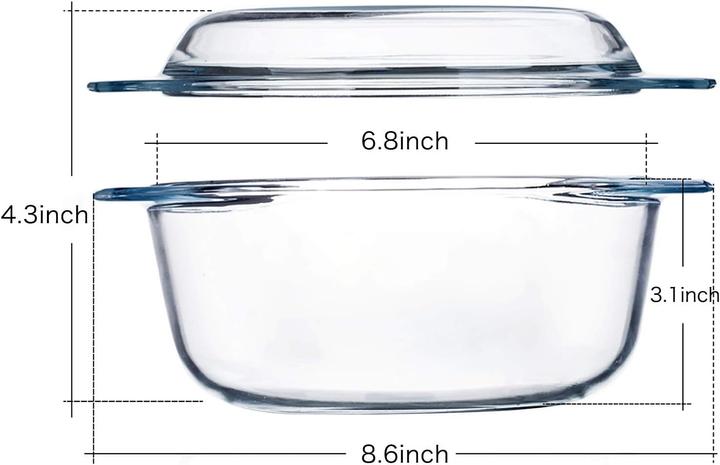 Produktbild Karadrova Glasauflaufform mit Deckel