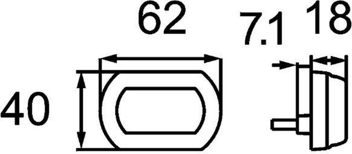 Image du produit Hella Feu de position avant LED 2PF 013 323-231
