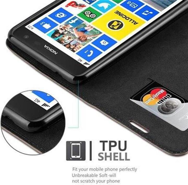 Actual product image Cadorabo Book Invisible Magnet Cover (Nokia Lumia 625)