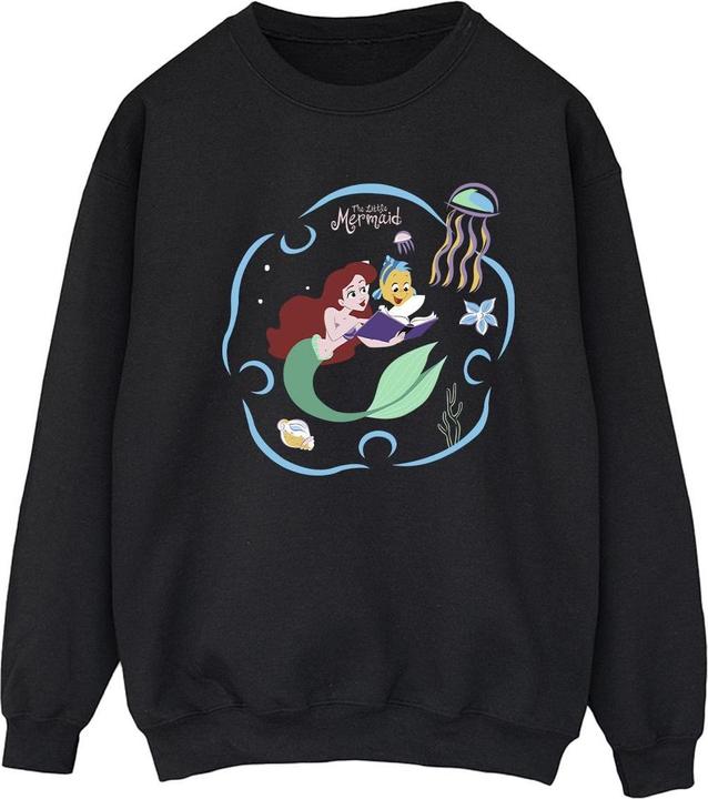 Immagine prodotto Disney The Little Mermaid Reading A Book Felpa Donna (M)