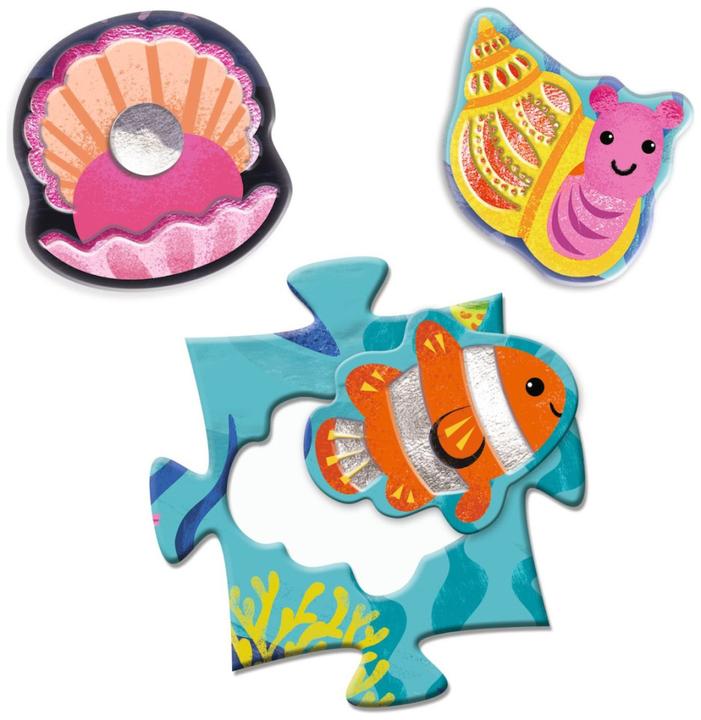 Actual product image Djeco Puzzle Tactilo Sea 32 pieces (32 pieces)