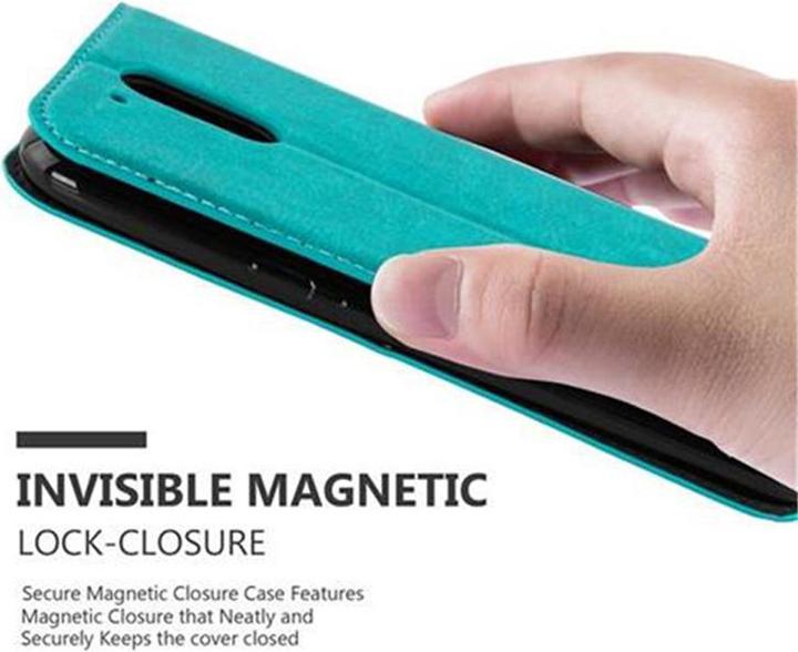 Actual product image Cadorabo Case Book Invisible Magnet (Motorola Moto G4, Motorola Moto G4 Plus)