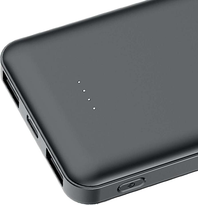 Actual product image Bigben Connected BBC PB Poly 5000 mAh Black 1USBA+1USBC (5000 mAh, 10 W, 18.50 Wh)