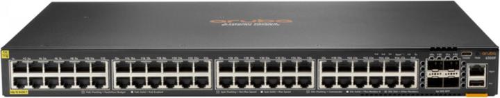 Immagine prodotto HPE Aruba 6300F Switch con 48 porte 1GbE Classe 4 PoE e 4 porte SFP56 (48 porte)