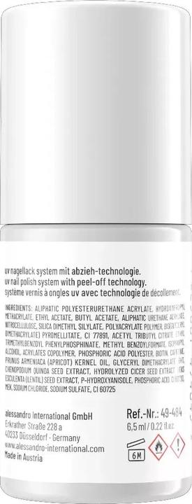 Produktbild Alessandro ALESSAN Striplac UV Colo Tip White 6.5ml (484 Tip Whitener, UV-Gel Lack)