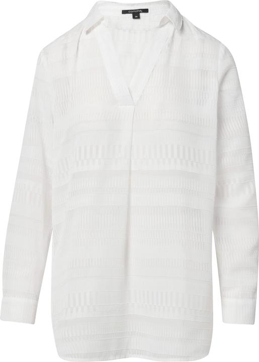 Immagine prodotto Comma Bluse Oversized Bluse aus transparentem Jacquard (40)