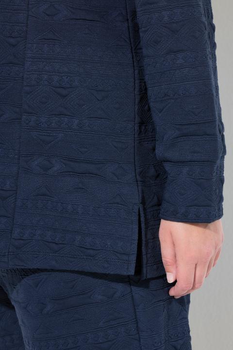 Produktbild Ulla Popken Sweatshirt, Schalkragen, Langarm (46, 48)