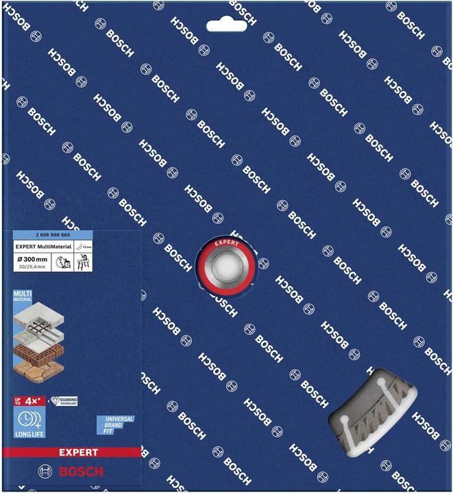 Produktbild Bosch Professional Zubehör EXPERT MultiMaterial Diamanttrennscheiben, 300 x 20/25,40 x 3 x 15 mm