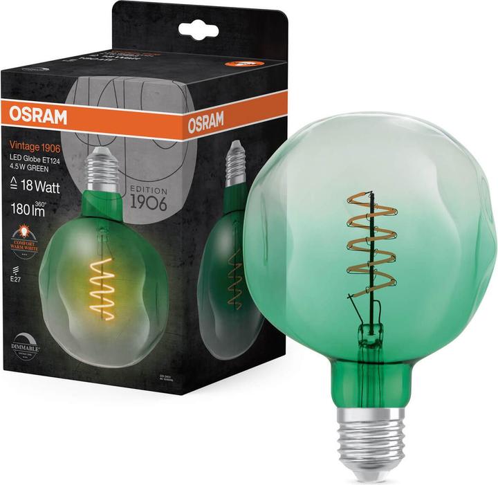Actual product image Osram Vintage 1906 (E27, 4.50 W, 180 lm, 1 x, G)
