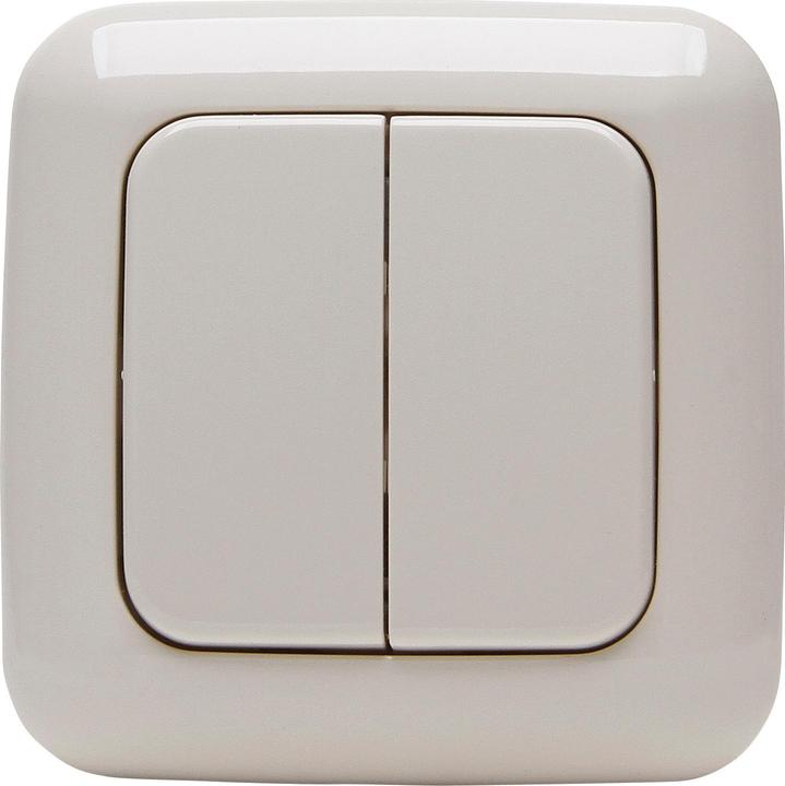 Produktbild Kopp Free Control 3.0 2-Kanal Funk-Wandschalter Free Control 3.0 Creme-Weiss