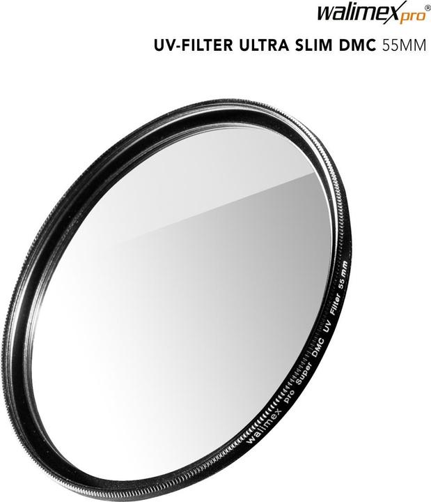 Actual product image Walimex pro per UV filter Slim Super DMC 55mm (55 mm, UV filter)