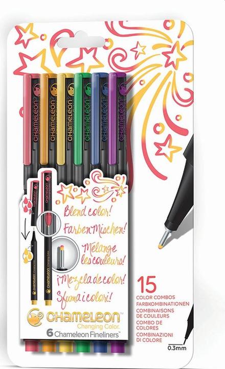 Image du produit Chameleon Ensemble Fineliner (Indigo, 6x)