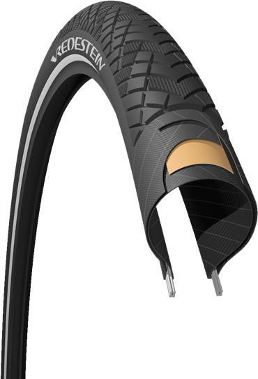 Produktbild Vredestein Municipal Tire/Trekking Perfect Tour, 28x1.5/8x1.3/8 (37-622), Draht, Anti-Lesech-Einsatz (28 x 1.50, 37-622)