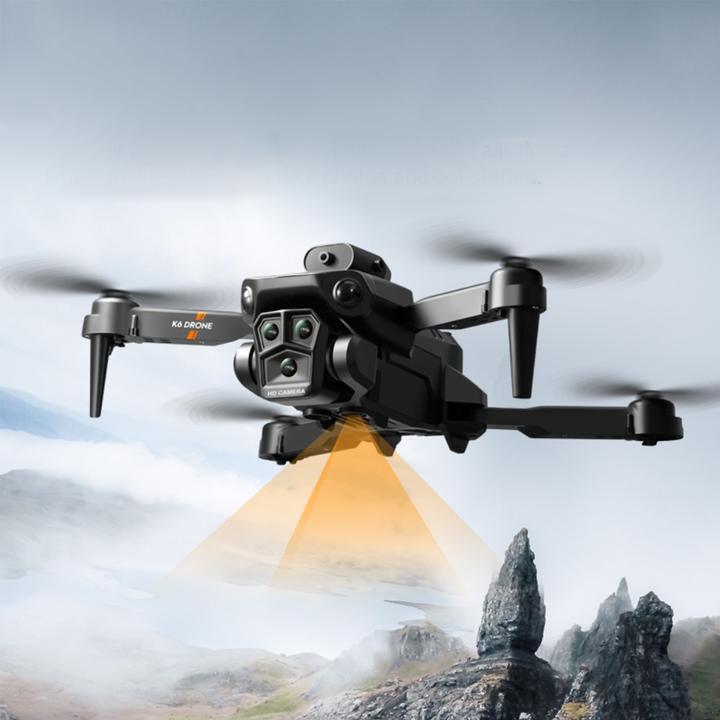 Actual product image Deltalabs Faltbare RC Drohne WiFi 4K HD Kamera 360° Hindernisvermeidung (12 min, 410 g)
