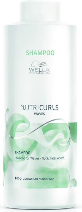 Wella NutriCurls Waves Shampoo (1000 ml, Flüssiges Shampoo)