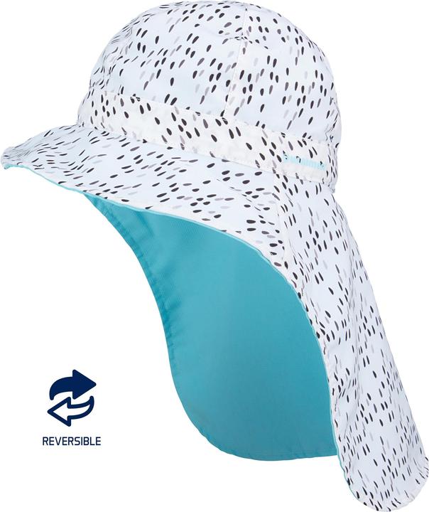 Produktbild NoName UV Cap With Neck Flap Junior Reversible Bora Blau