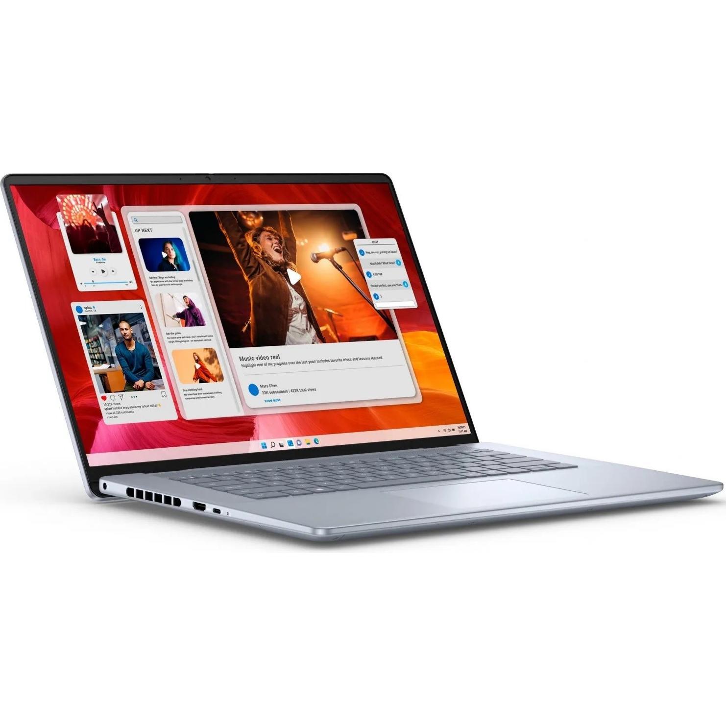 Dell I7640-7059BLU Ultra 7-155H 16 WUXGA Touch 32GB SSD1TB BT BLKB Win11 Blu (REPACK) 2Y, Pezzo di ricambio notebook, Blu