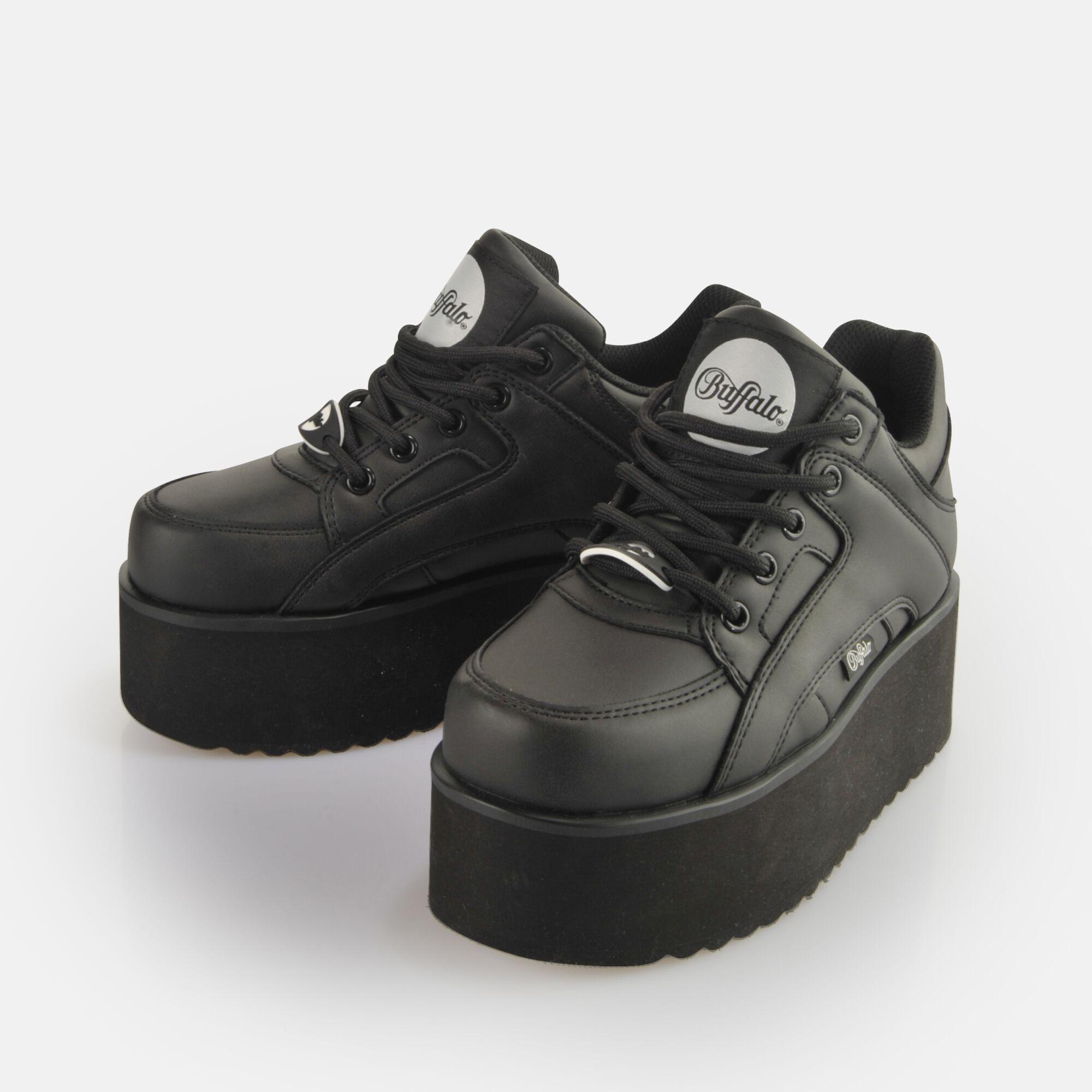 Thumbnail - Buffalo, Damen, Sneaker, sneakers für damen vegan nubuck, Schwarz, (40)