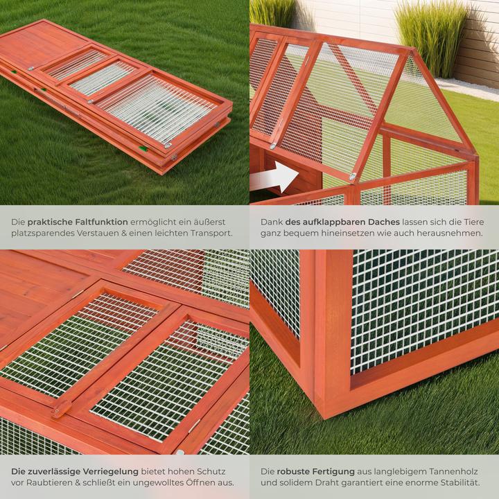 Actual product image tectake Hasenstall