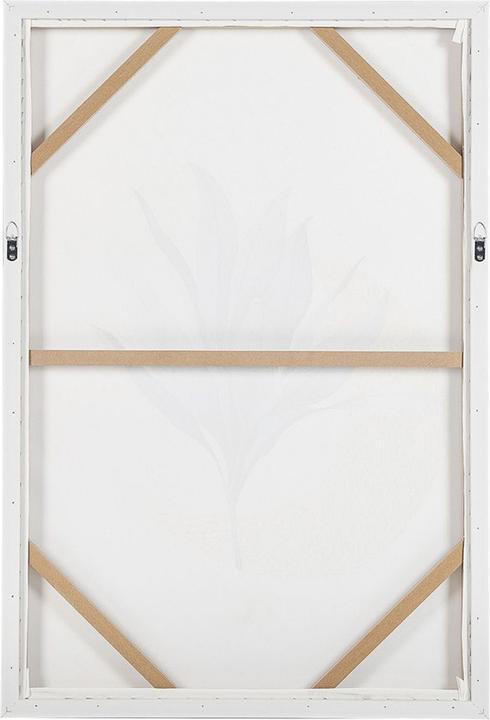 Immagine prodotto Beliani Quadro su tela con motivo vegetale beige / blu 63 x 93 cm CORVARO (63 x 93 cm)