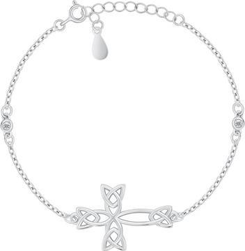 Produktbild Brilio Silver - Stunning silver bracelet for women Cross BRC209W