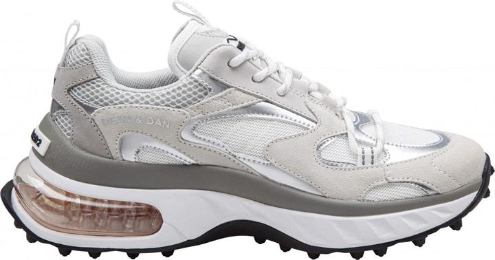 Produktbild Dsquared2 bubble sneakers in leather and technical fabric color white/silver (43)