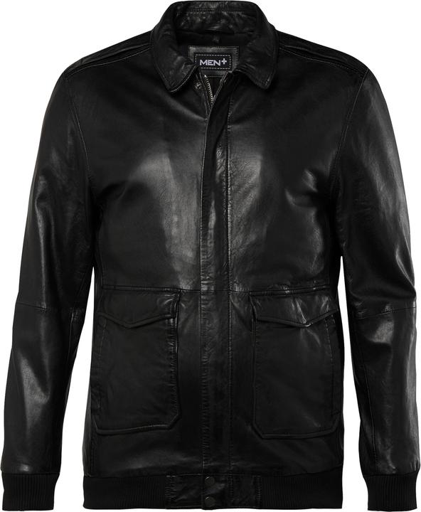 Actual product image Men+ Lederjacke, Leder, Rücken-Patch (7XL)
