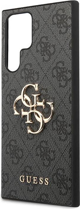 Produktbild Guess 4G Metal Logo Case für Samsung Galaxy S23 Ultra - grey (Samsung Galaxy S23 Ultra)
