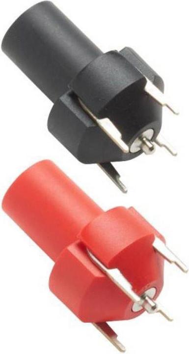 Actual product image Pomona Electronics Inline 4 mm safety socket for PCB