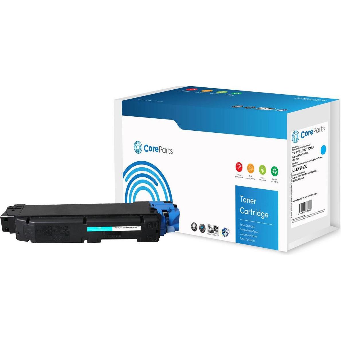 CoreParts, Toner, QI-KY2069C Tonerkartusche (e) Kompatibel (C)