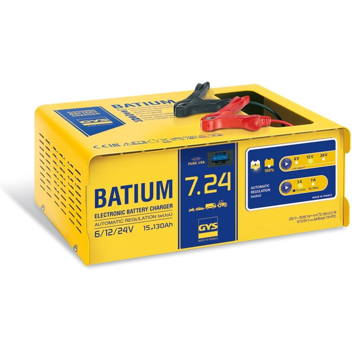 GYS, Caricabatterie per auto, Caricatore automatico BATIUM (24V, 11 A)