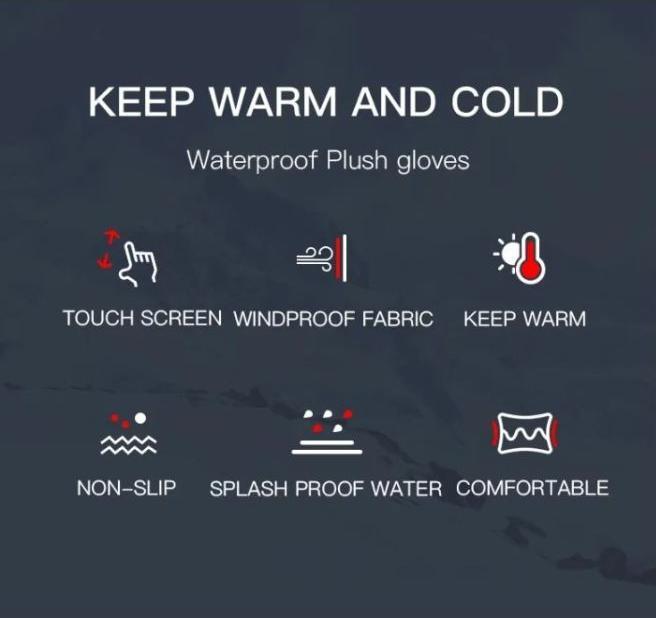 Actual product image MU Style Forest Series Outdoor Touch Gloves (XL)