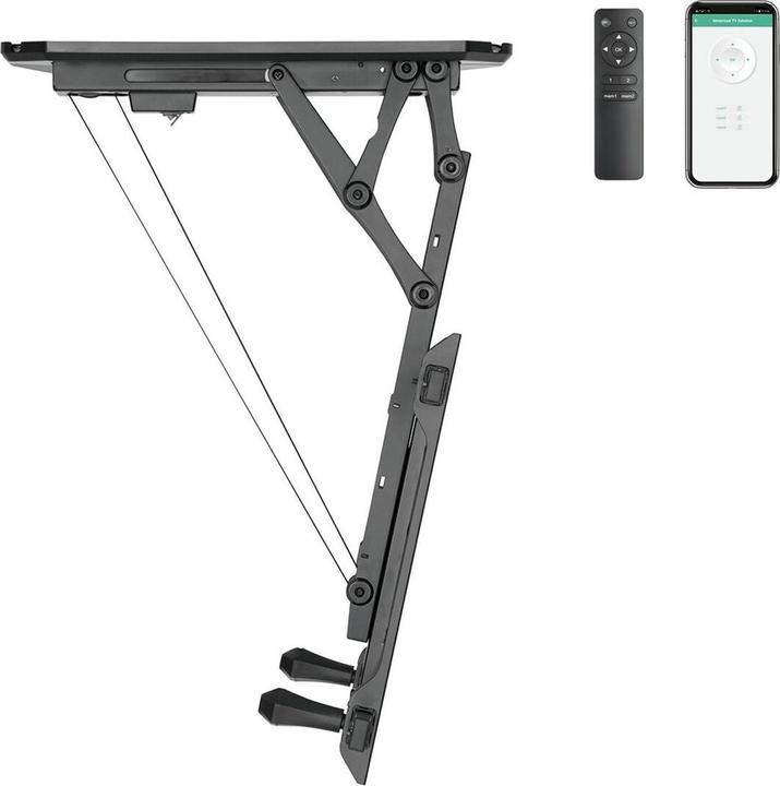 Produktbild Maclean UCHWYT DO TV ELEKTRYCZNY SUFITOWY 32 -70 35KG MC-880T (Decke, 70", 35 kg)