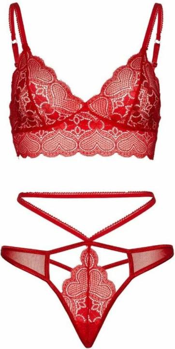 Immagine prodotto Leg Avenue Bralette e perizoma in pizzo (M, L)