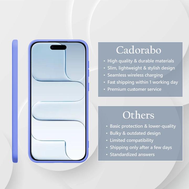 Actual product image Cadorabo Case for iPhone 17 AIR TPU Liquid Silicone Cover (Apple iPhone 17 Pro)