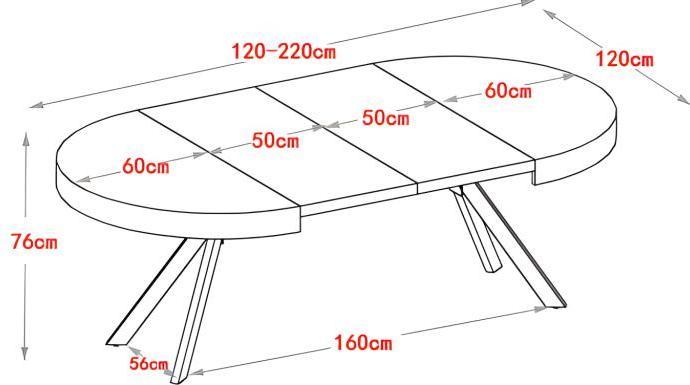 Image du produit Vente-unique Komoni (220 x 120 x 76 cm)
