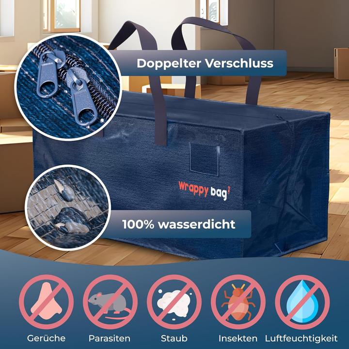 Produktbild Wrappybag 4er-Set Umzugstaschen