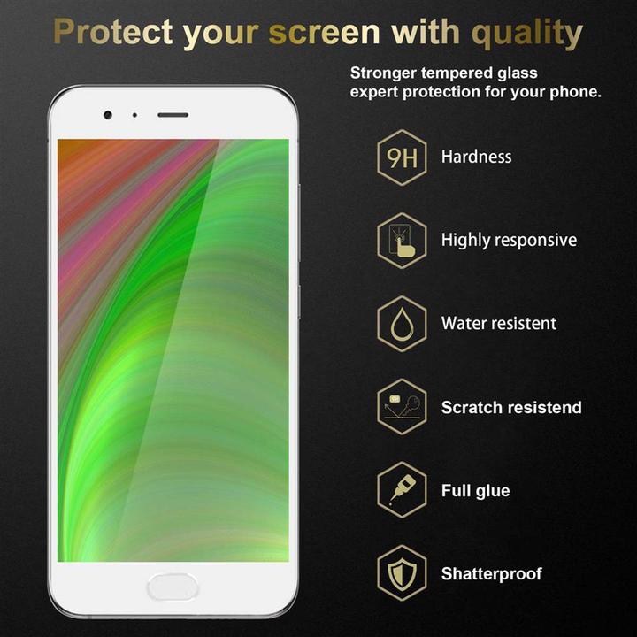 Actual product image Cadorabo Full screen display protection glass (3 Piece, Mi6)