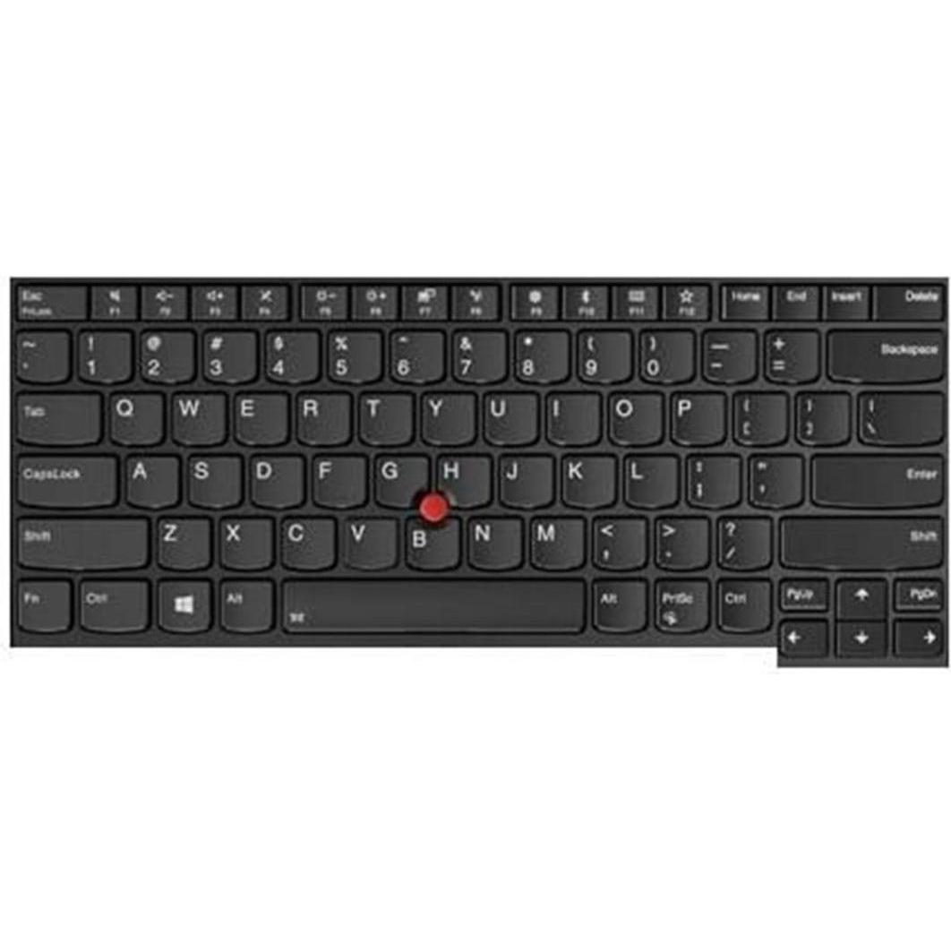 Lenovo Keyboard (UK), Notebook Ersatzteile, Schwarz