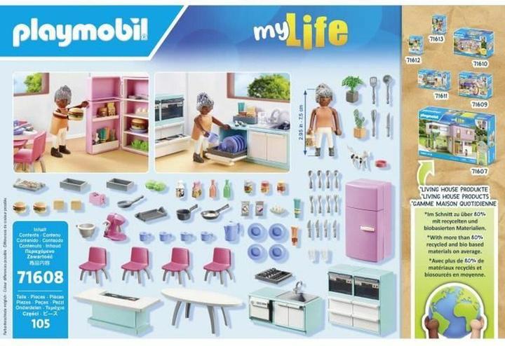 Produktbild Playmobil Küche mit Essplatz (71608, Playmobil My Life)