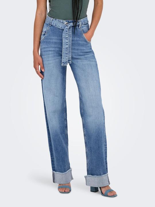 Produktbild Only ONLZADDIE Hohe Taille Weiter Beinschnitt Jeans Jeans mit weitem Bein (32)
