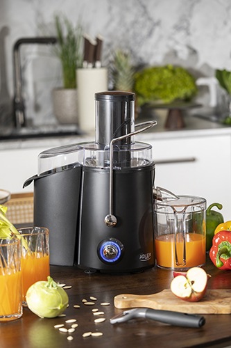 Actual product image Adler Juicer AD 4127 Matt Black, 1000 W, Number of Speeds 2