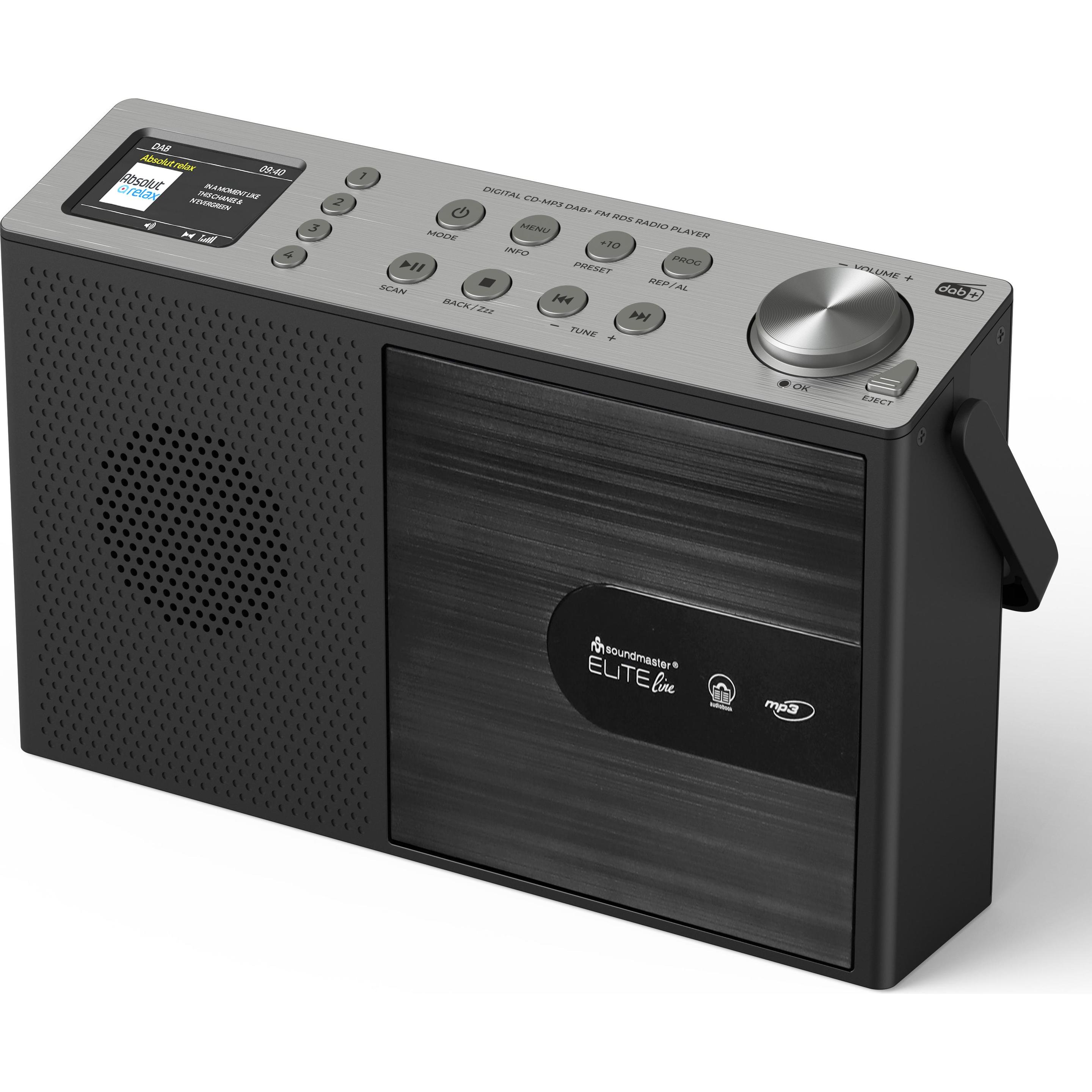 Soundmaster RCD1190SW (DAB, FM, Bluetooth), Radio, Nero