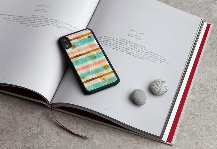 Actual product image Ikins SmartPhone case iPhone XR pop mint black (Apple iPhone XR)